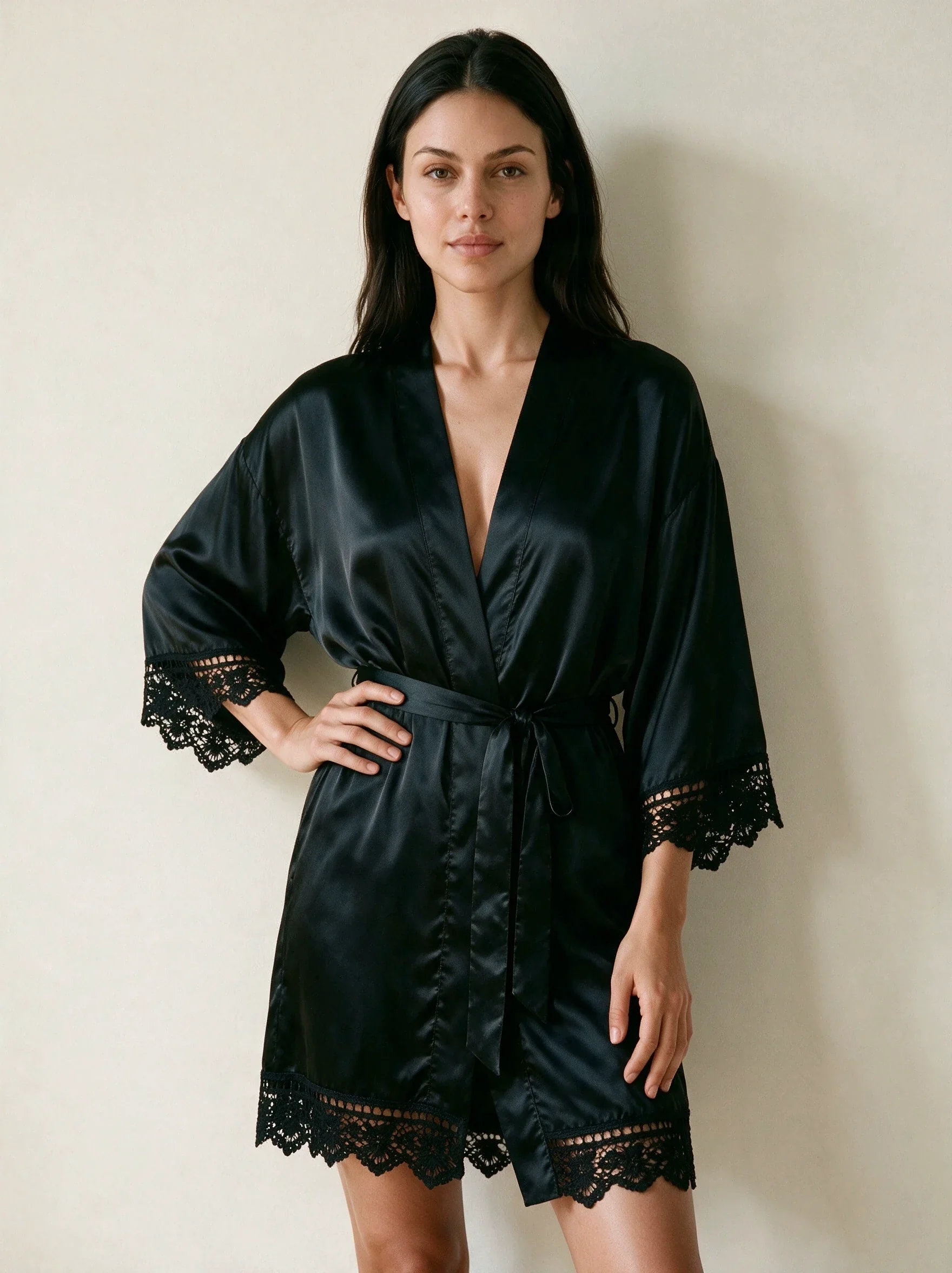 Frise Robe – black – front